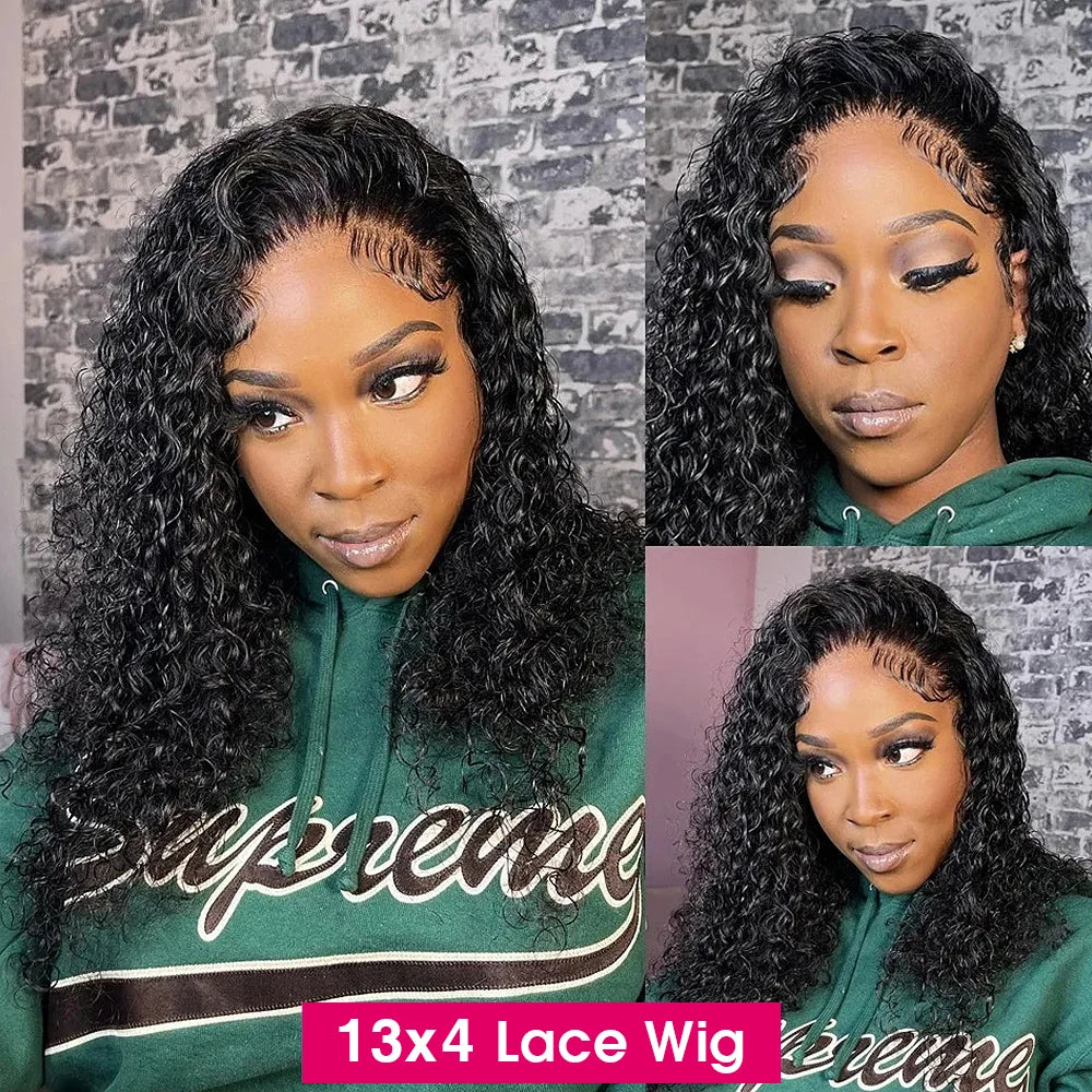 Wear And Go 13x4 Water Wave Bob Lace Wig For Women Curly 6x4 Glueless Human Hair Wig Ready To Go Human Hair Wigs Pre Cut No Lace Freshtrendingproduct