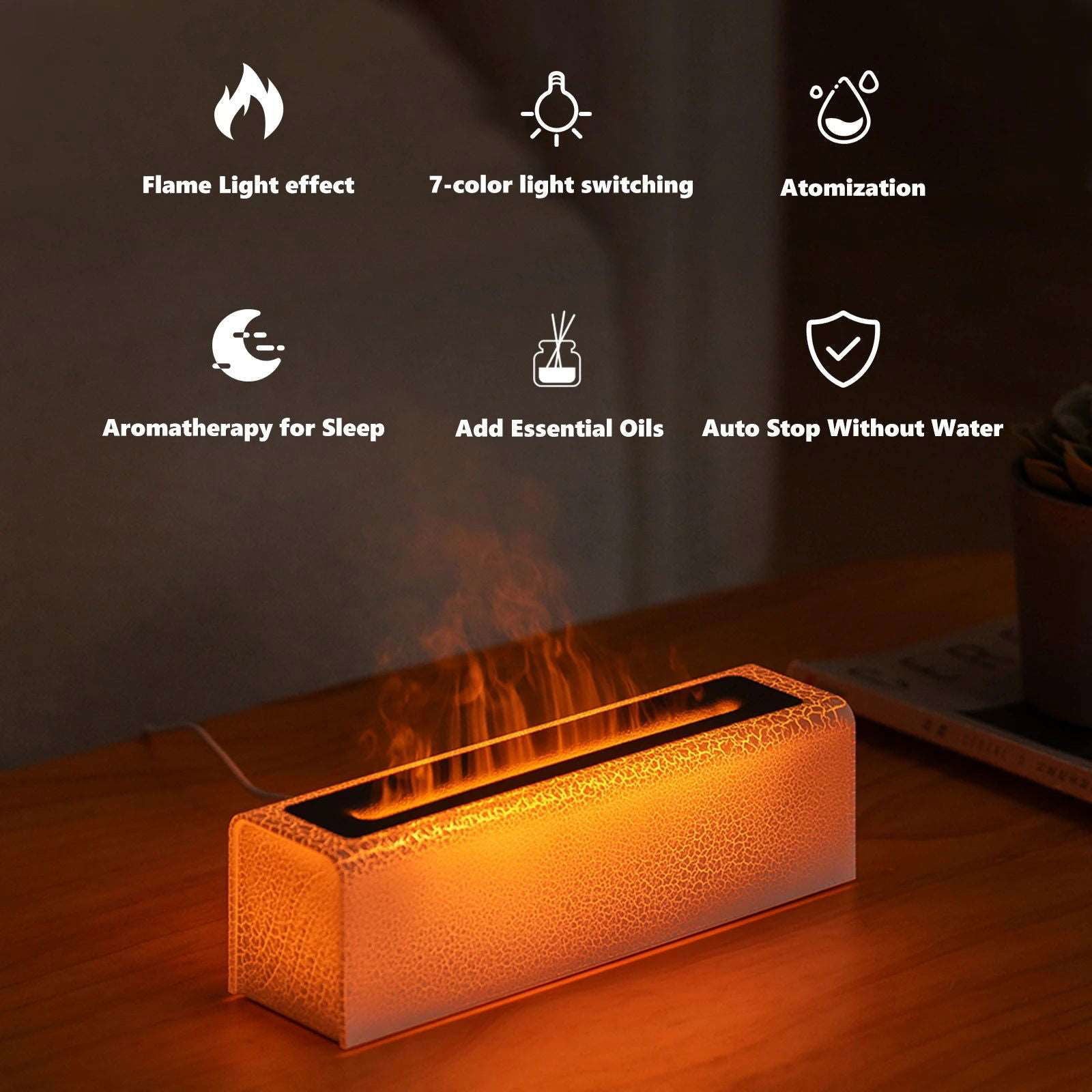 Flame Oil Diffuser - Freshtrendingproduct