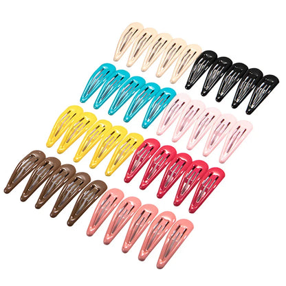 10/20/30/40 New Girls Cute Colorful Waterdrop Shape Hairpins Sweet Hair Clips Kids Barrettes Slid Clip Fashion Hair Accessories Freshtrendingproduct