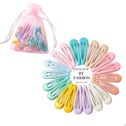 10/20/30/40 New Girls Cute Colorful Waterdrop Shape Hairpins Sweet Hair Clips Kids Barrettes Slid Clip Fashion Hair Accessories Freshtrendingproduct