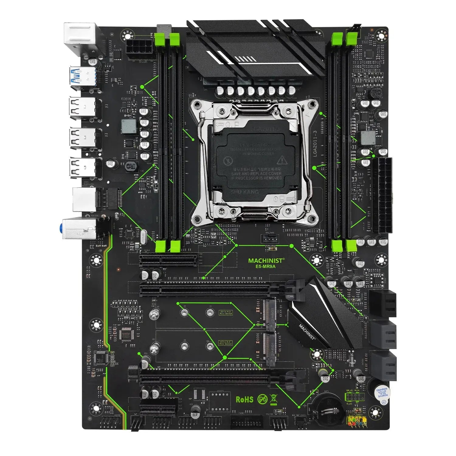 MACHINIST E5 MR9A V1.0 X99 Motherboard Support LGA 2011-3 Xeon E5 V3 V4 CPU Processor DDR4 RAM Four Channel Memory ATX NVME M.2 Freshtrendingproduct