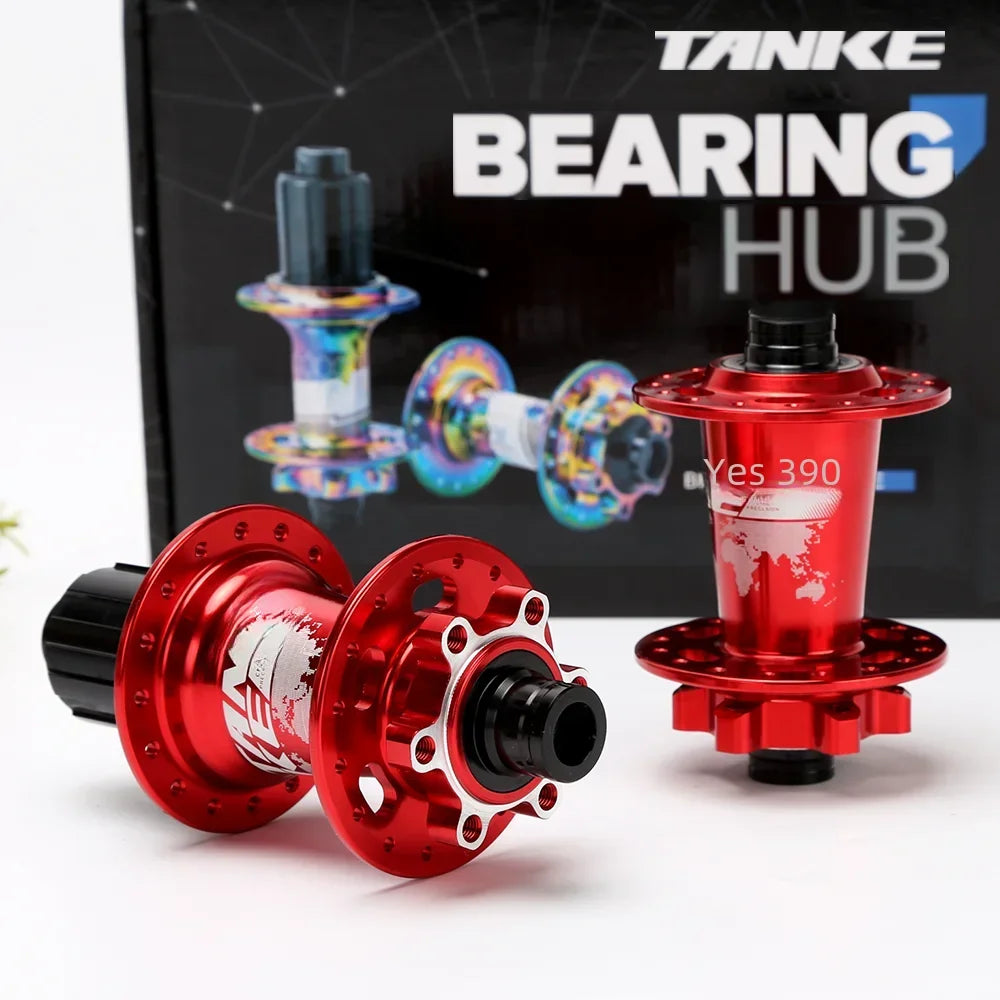 TANKE 120 Click Hub 6 Bearing MTB Mountain Bike Hub Front Rear 28 32 36 Holes QR Thru-axle Exchange Disc Brake Bicycle Hubs HG Freshtrendingproduct