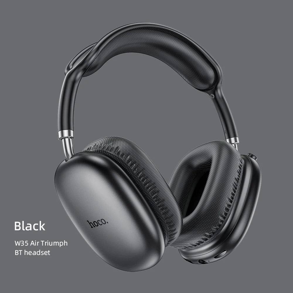 HOCO W35 Air Upgrade Wireless Bluetooth 5.3 Music Headphone Mic HiFi Audio Headset Stereo Sound Sport Earphones 40MM Driver 45H Freshtrendingproduct