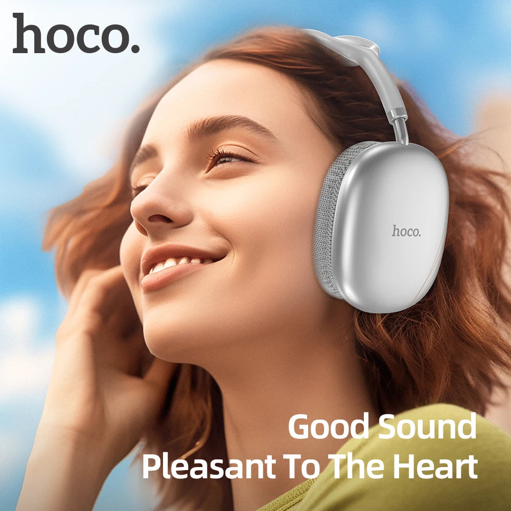 HOCO W35 Air Upgrade Wireless Bluetooth 5.3 Music Headphone Mic HiFi Audio Headset Stereo Sound Sport Earphones 40MM Driver 45H Freshtrendingproduct