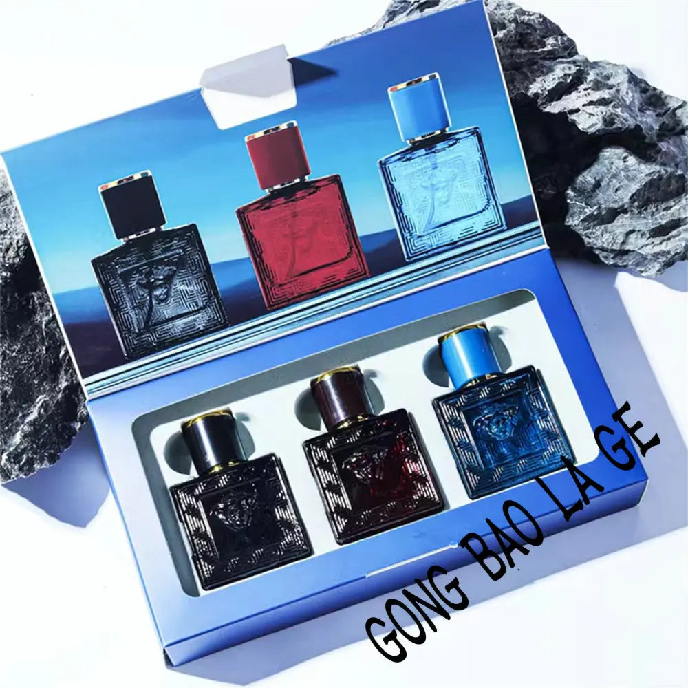 Brand 90ml Men Perfume Gift Box 3pcs Set Charming Man Colognes Lasting Fragrance Attracting Women Perfumes Hombres Originales Freshtrendingproduct