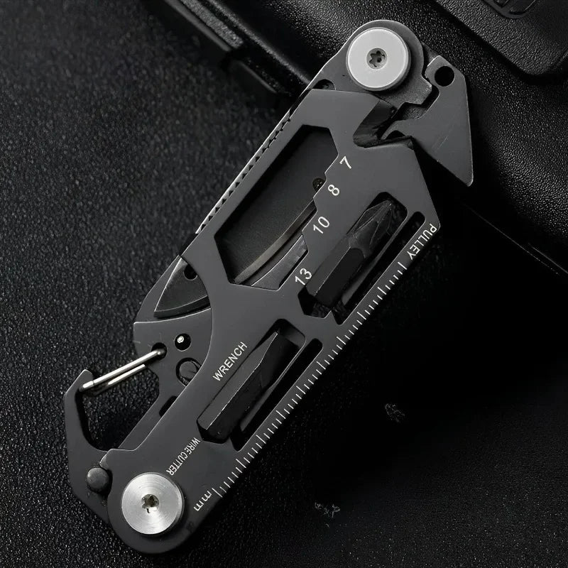 Multifunctional Outdoor Tool Combination Card Folding Molle Scissor Army Knife Mini Bicycle Repair EDC Camping Gear Equipment Freshtrendingproduct