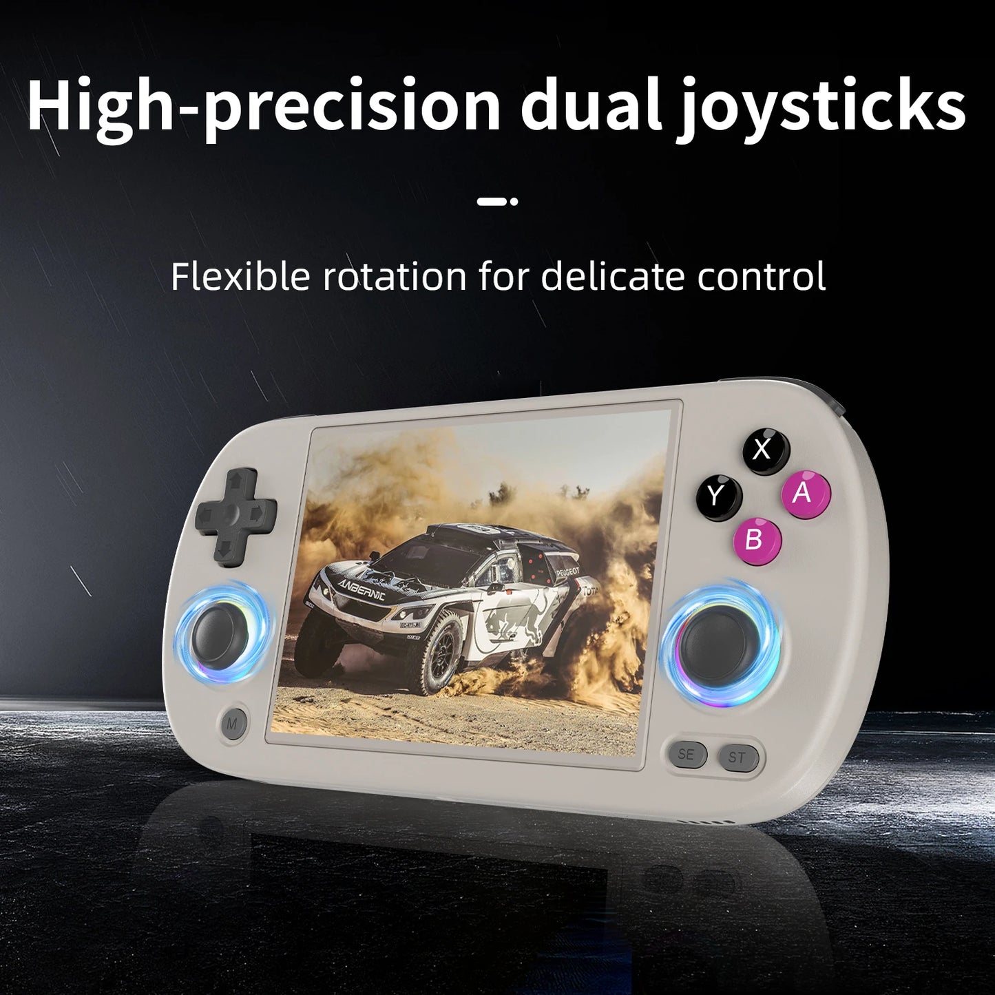 ANBERNIC RG40XX H Handheld Game Console 4.0-in 640*480 IPS Screen 3200mAh 64 Bit System With RGB Light Built in 5K+Games RG40XXH Freshtrendingproduct