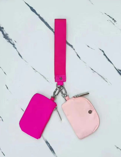 Mini Zip Around Wristlet Wallet for Women Dual Pouch Wristlet Portable for Wristlet bag Lemon Bags for Mini Women Coin Pock Freshtrendingproduct