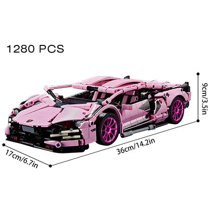 Riceblock Technical 1:14 Racing Sport Car Model Building Blocks Bricks MOC City Vehicle Supercar Adult Toy For Boy Children Gift Freshtrendingproduct