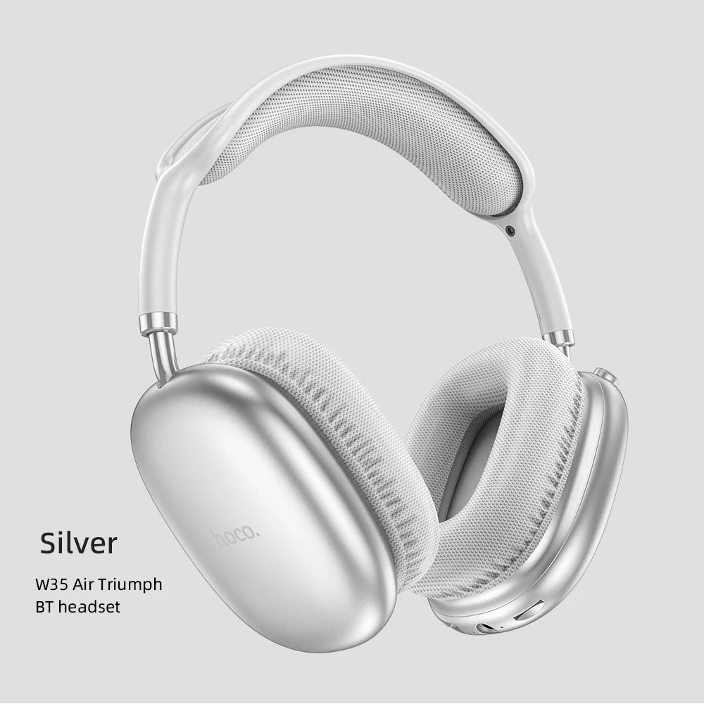 HOCO W35 Air Upgrade Wireless Bluetooth 5.3 Music Headphone Mic HiFi Audio Headset Stereo Sound Sport Earphones 40MM Driver 45H Freshtrendingproduct