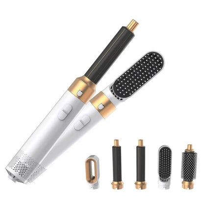 Professional Air Hair Styler 5 In 1 Low Noise Hair Curling Straightening Hair Drying 1000W Hot Air Brushes Freshtrendingproduct