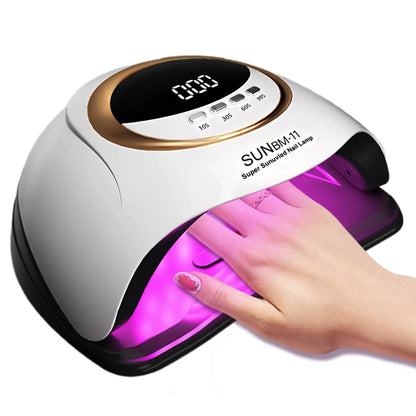 Professional UV LED Nail Lamp for Nails Gel Polish Fast Curing Dryer Drying Light Lamps with 45 LEDs 4 Timer Setting Freshtrendingproduct