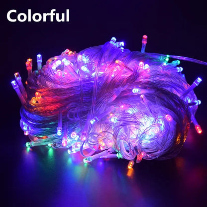 10M 100Leds Xmas Outdoor christmas lights led string lights Luces Decoracion fairy light holiday lights lighting tree garland Freshtrendingproduct