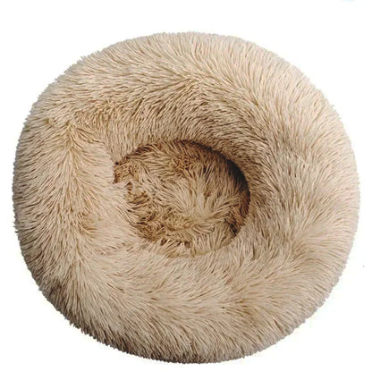 40-90cm Round Pet Bed for Large Dog Bed Super Soft Cat Bed Long Plush Dog House for Medium Dog House Winter Warm Sleeping Freshtrendingproduct