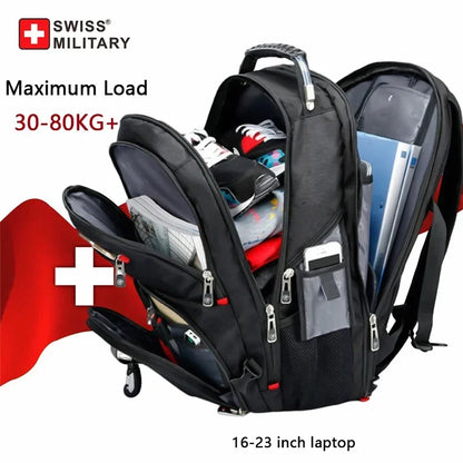 SWISS MILITARY Multifunction Large Capacity Male Bag Fashion Travel Usb Charging Waterproof 23 inch Laptop Backpack Men Mochila Freshtrendingproduct