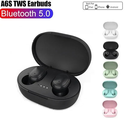 A6S TWS Earphones Wireless Bluetooth 5.1 Headphones Touch Control Earbuds With Mic Earphones Sport Waterproof Headset for xiaomi Freshtrendingproduct