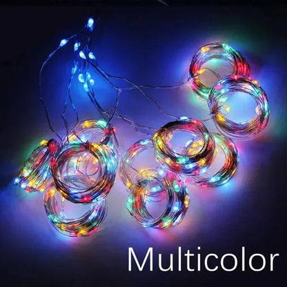 3M LED Curtain String Lights Fairy Decoration USB Holiday Garland Lamp 8 Mode For Home Garden Christmas Party New Year Wedding Freshtrendingproduct