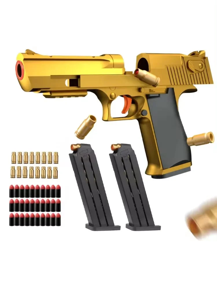 Desert Eagle Shell Ejection Soft Bullet Toy Gun Airsoft Pistol Foam Launcher CS Shooting Games  Weapons for Kids Boys Gift Freshtrendingproduct