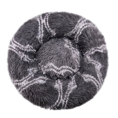 40-90cm Round Pet Bed for Large Dog Bed Super Soft Cat Bed Long Plush Dog House for Medium Dog House Winter Warm Sleeping Freshtrendingproduct