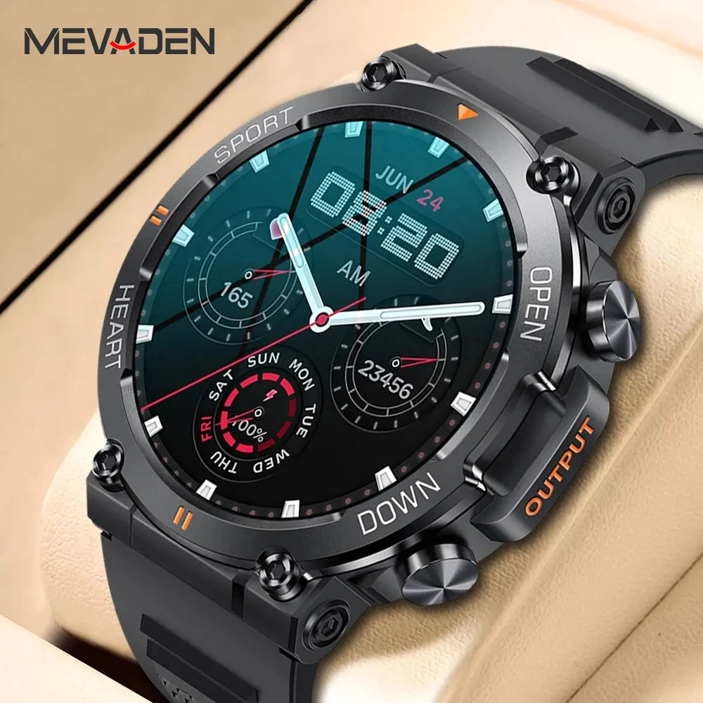 MEVADEN 1.39 Inch HD Bluetooth Call Smart Watch Men Sports Fitness Tracker Heart Monitor 400mAh Smartwatch For Android IOS MD56 Freshtrendingproduct