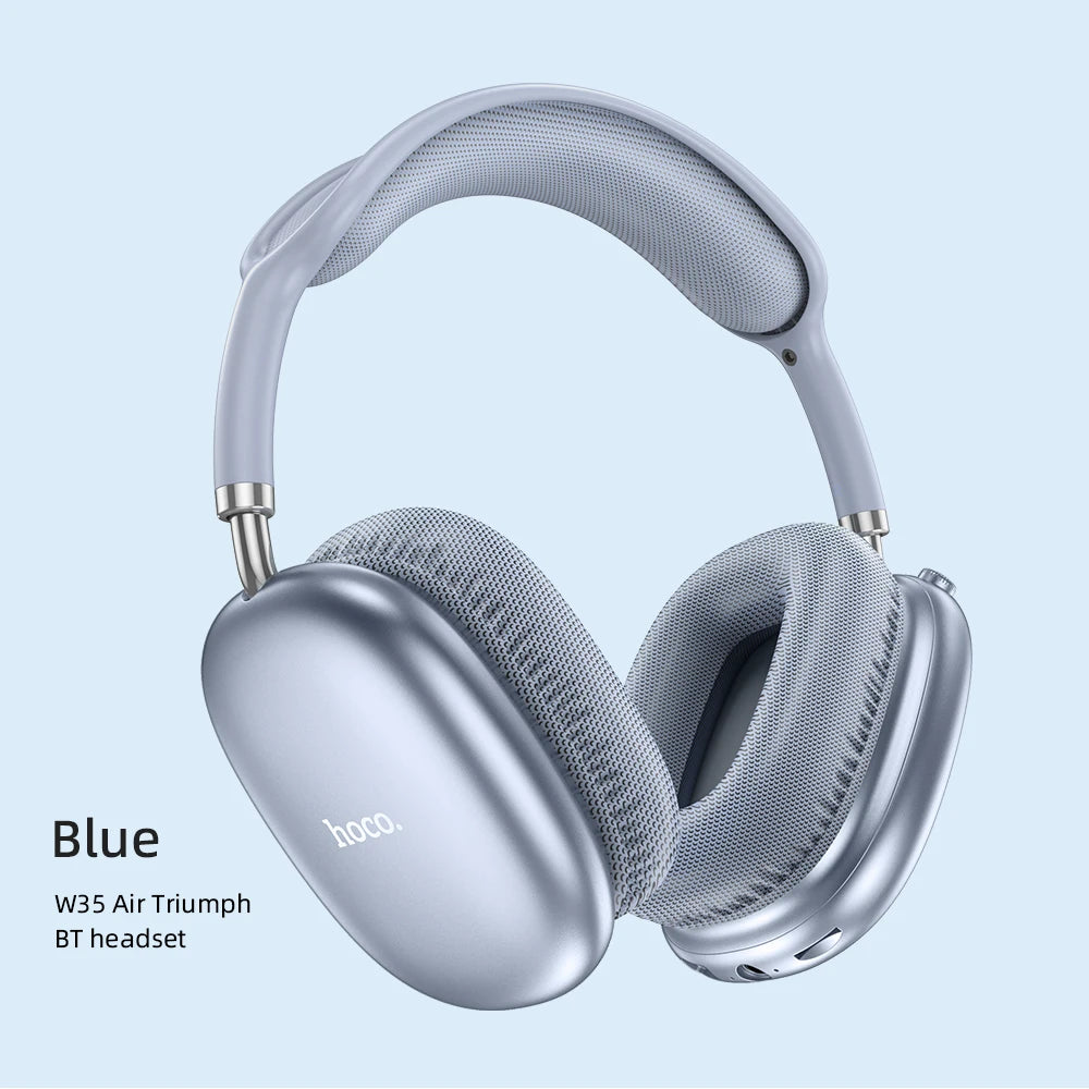 HOCO W35 Air Upgrade Wireless Bluetooth 5.3 Music Headphone Mic HiFi Audio Headset Stereo Sound Sport Earphones 40MM Driver 45H Freshtrendingproduct