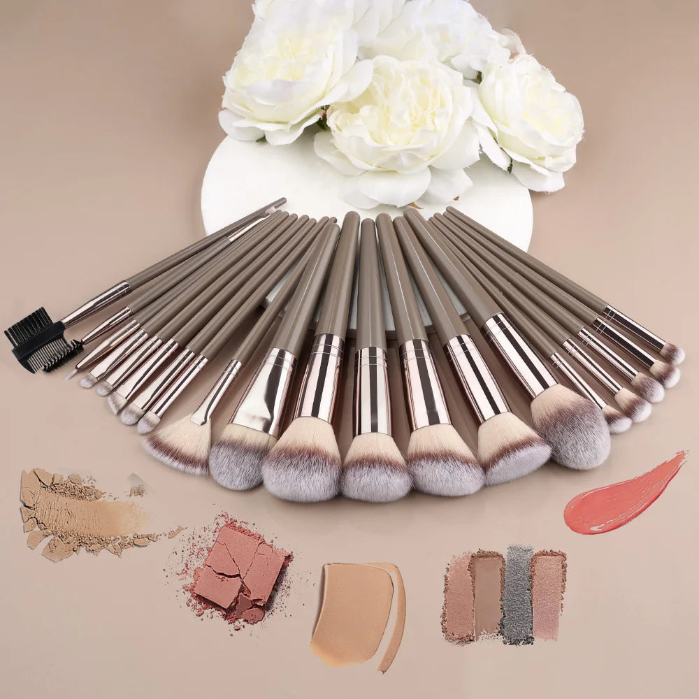 3-20Pcs Makeup Brushes Set Foundation Eyeshadow Blush Highlighter Soft Fluffy Concealer Kabuki Blending Brush Female Beauty Tool Freshtrendingproduct