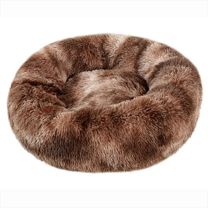 40-90cm Round Pet Bed for Large Dog Bed Super Soft Cat Bed Long Plush Dog House for Medium Dog House Winter Warm Sleeping Freshtrendingproduct