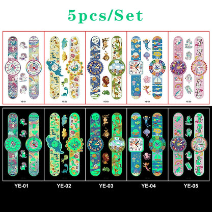 Luminous Tattoo 5 10pcs/Set Temporary Tattoos Mermaid Licorne Children Stickers for Kids Pokemon Tattoo Tattoo for Kids Unicorn Freshtrendingproduct