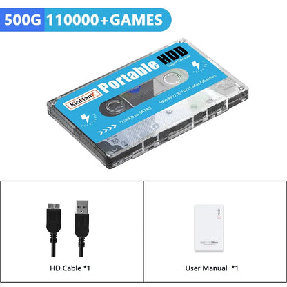 KINHANK Super Console 500G Gaming HDD 100000 Video Games 70 Emulators For DC/MAME/SS/NAOMI/PS2/PS1 Plug and Play Batocera OS Freshtrendingproduct