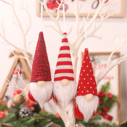 3pc Faceless Doll Knitted Hat Gnome Doll Gifts Xmas Merry Christmas Decorations For Home Dwarf Rudolph Doll New Year navidad Freshtrendingproduct