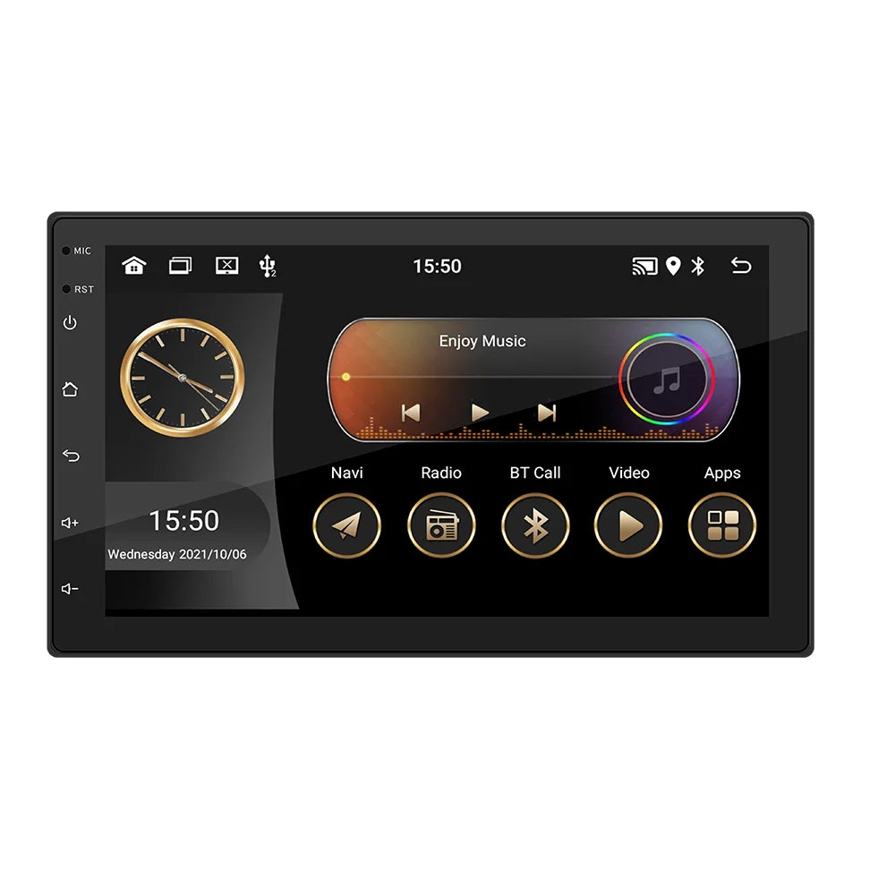 BQCC 4core 2 Din Car Radio Androidauto Carplay Android 13 GPS Car Audio 7"/9"/10" WIFI BT IPS Automotive Multimedia Player Freshtrendingproduct