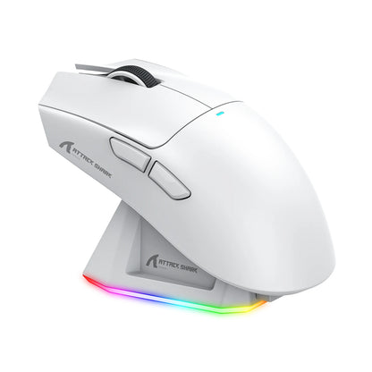 Attack Shark X11 Wireless Mouse,Tri-Mode Connection 2.4GHz/Wired/Bluetooth PAW3311 22000DPI 400IPS RGB  PC Gaming Mouse Freshtrendingproduct