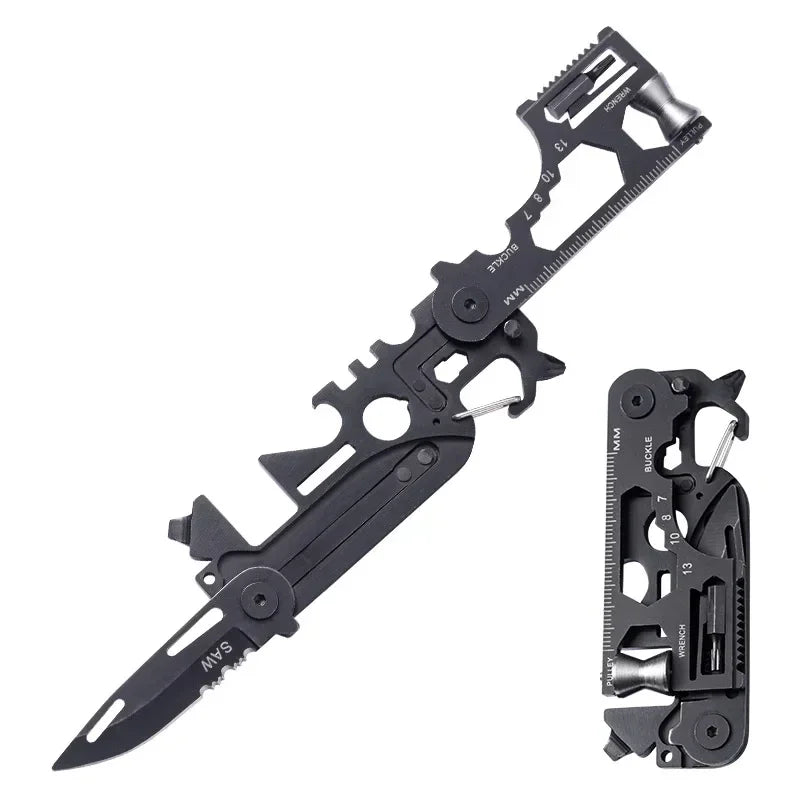 Multifunctional Outdoor Tool Combination Card Folding Molle Scissor Army Knife Mini Bicycle Repair EDC Camping Gear Equipment Freshtrendingproduct