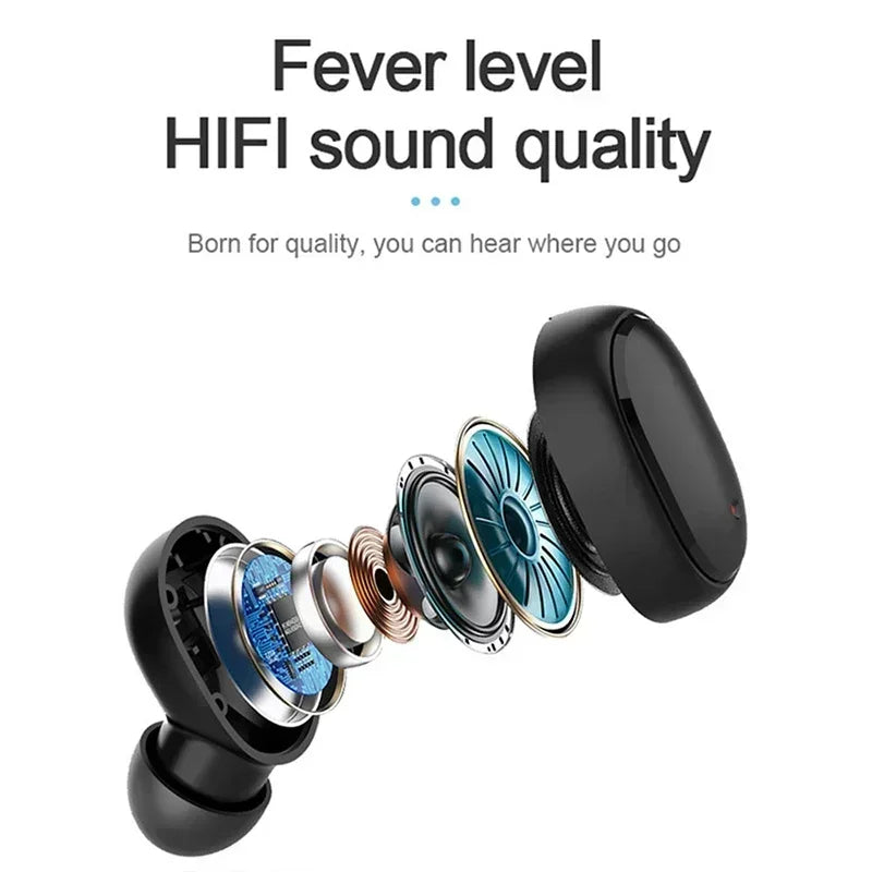 A6S TWS Earphones Wireless Bluetooth 5.1 Headphones Touch Control Earbuds With Mic Earphones Sport Waterproof Headset for xiaomi Freshtrendingproduct