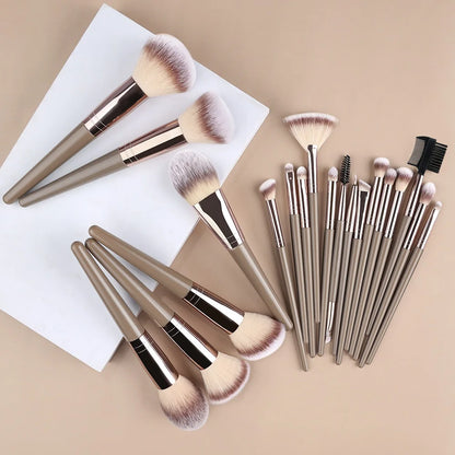 3-20Pcs Makeup Brushes Set Foundation Eyeshadow Blush Highlighter Soft Fluffy Concealer Kabuki Blending Brush Female Beauty Tool Freshtrendingproduct