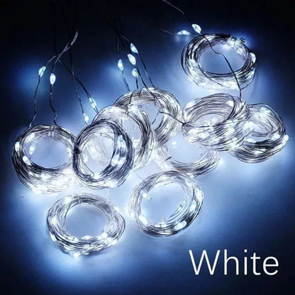 3M LED Curtain String Lights Fairy Decoration USB Holiday Garland Lamp 8 Mode For Home Garden Christmas Party New Year Wedding Freshtrendingproduct