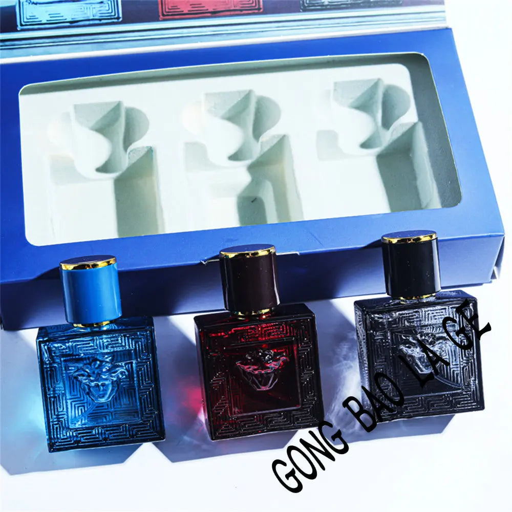 Brand 90ml Men Perfume Gift Box 3pcs Set Charming Man Colognes Lasting Fragrance Attracting Women Perfumes Hombres Originales Freshtrendingproduct