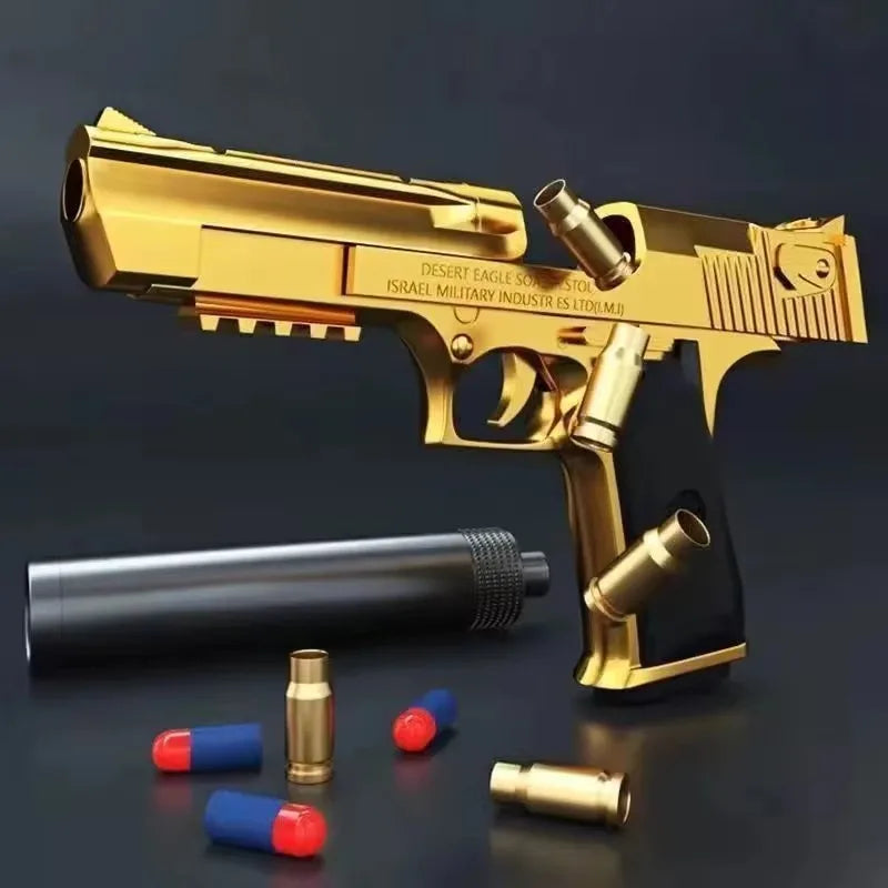 Desert Eagle Shell Ejection Soft Bullet Toy Gun Airsoft Pistol Foam Launcher CS Shooting Games  Weapons for Kids Boys Gift Freshtrendingproduct