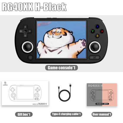 ANBERNIC RG40XX H Handheld Game Console 4.0-in 640*480 IPS Screen 3200mAh 64 Bit System With RGB Light Built in 5K+Games RG40XXH Freshtrendingproduct